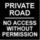 private property signs
