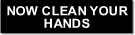 aluminium now clean your hands sign