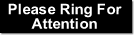 aluminium please ring for attention sign