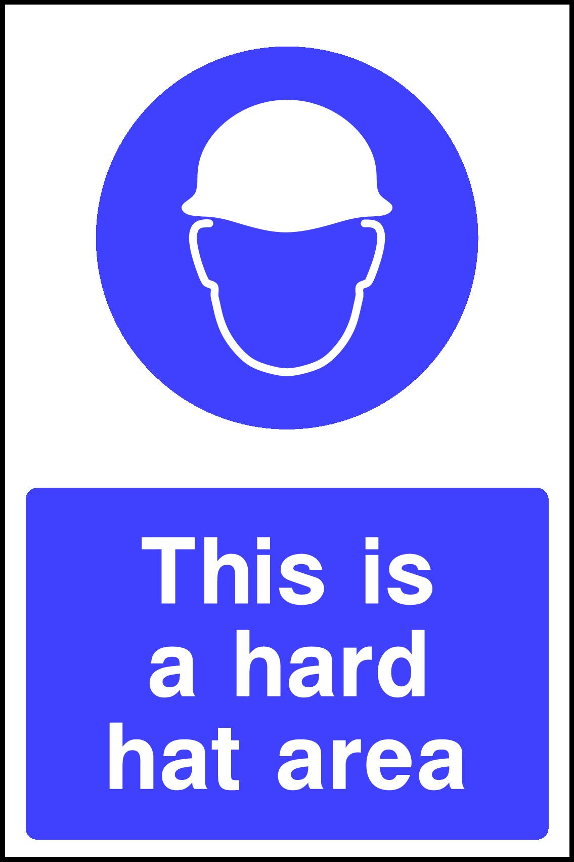 Hard Hat Area Signs and Stickers