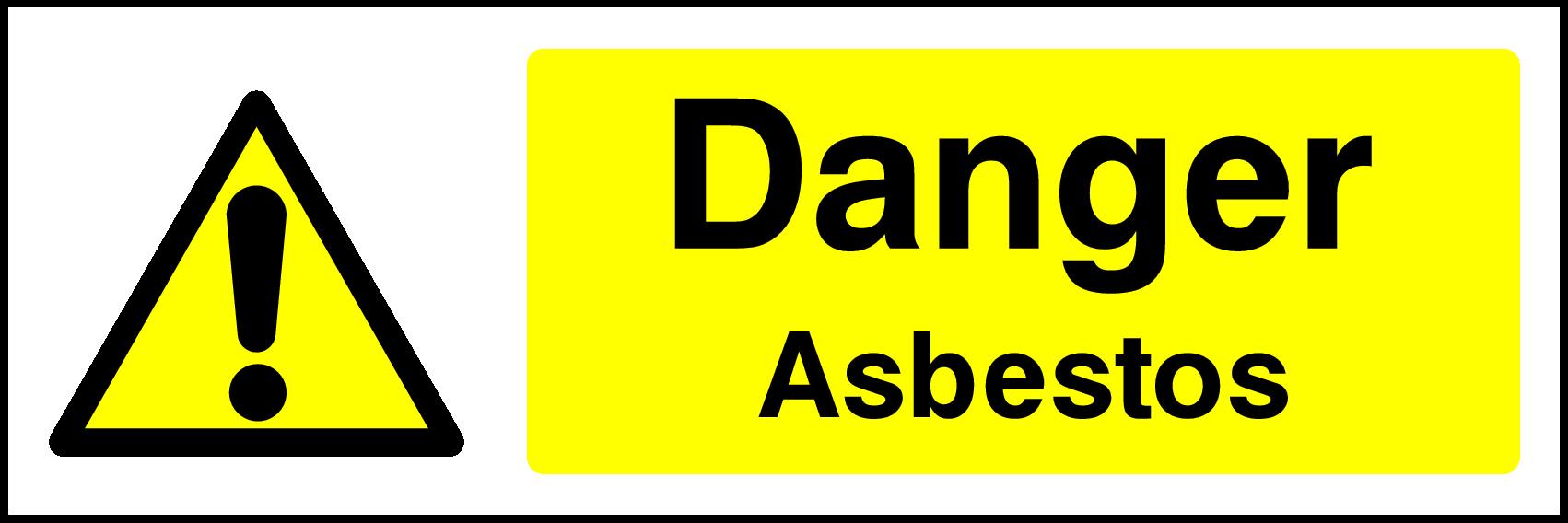 Danger Asbestos Signs and Stickers