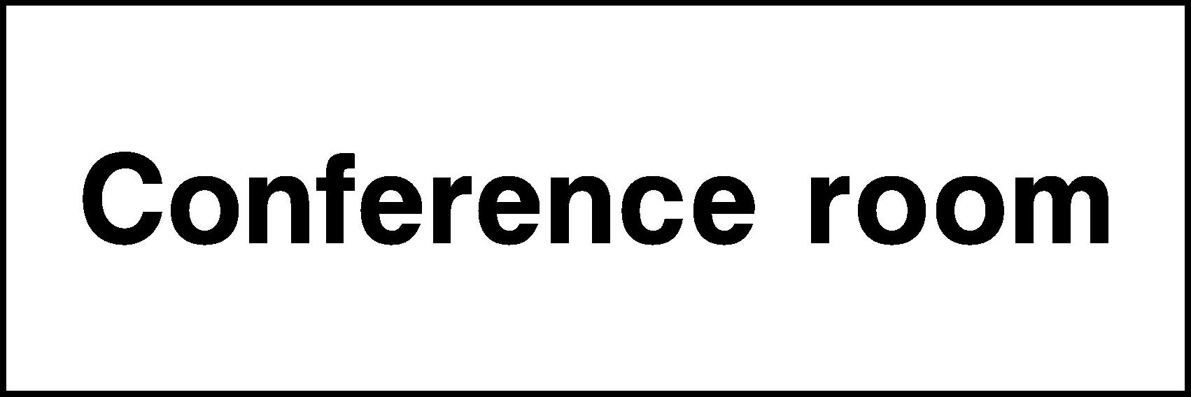 Conference Room Signs and Stickers