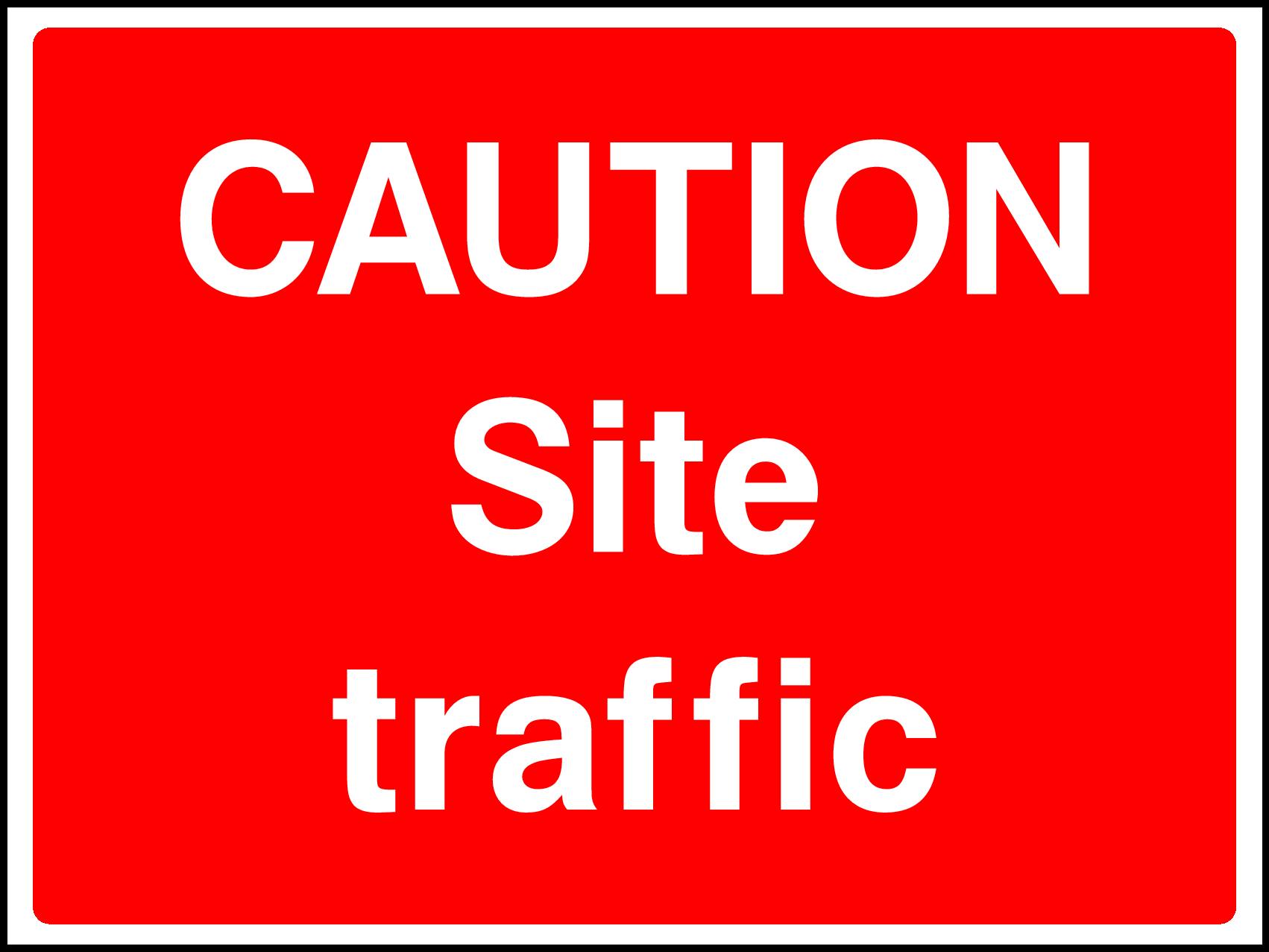 Site Traffic Signs and Stickers
