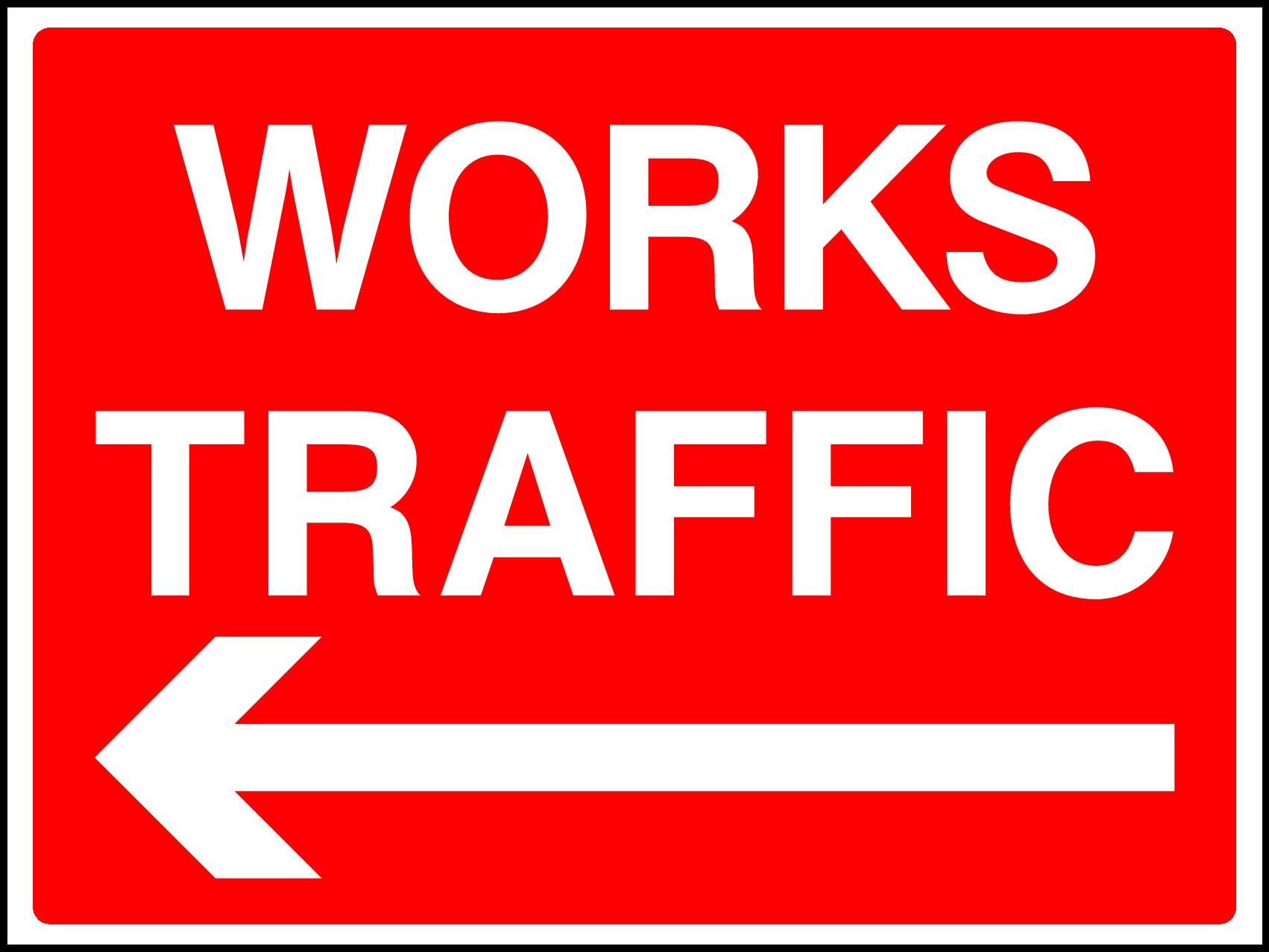 Works Traffic Signs and Stickers