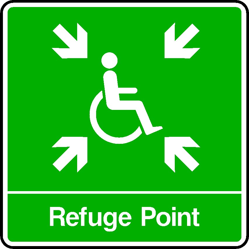 Refuge Point Signs and Stickers