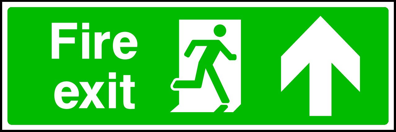 Emergency Exit Signs and Stickers