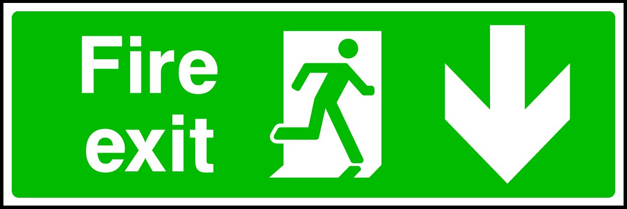 Emergency Exit Signs and Stickers