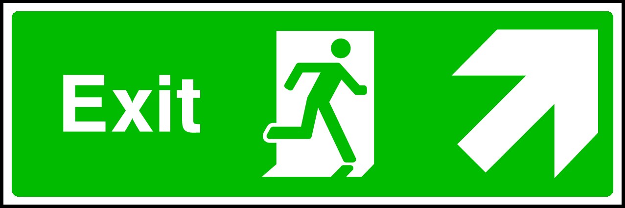Emergency Exit Signs and Stickers