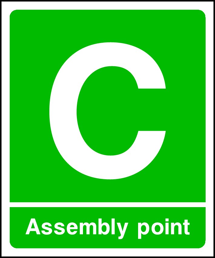 Assembly Point Signs and Stickers
