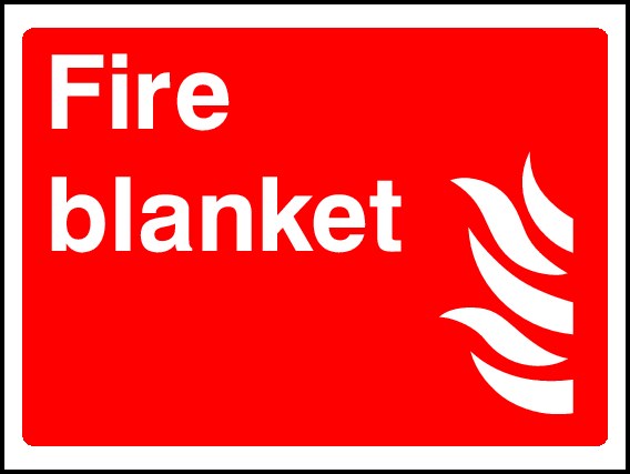 Fire Blanket Signs and Stickers