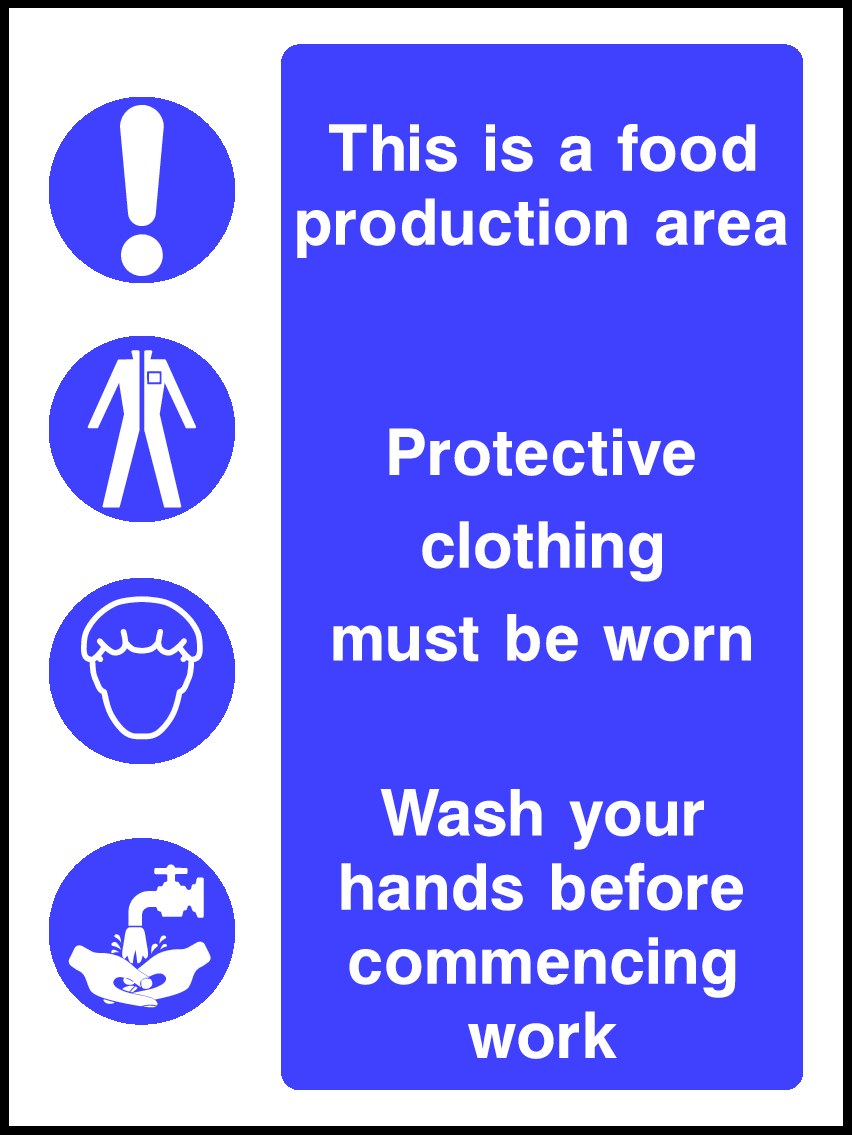 Food Production Signs and Stickers