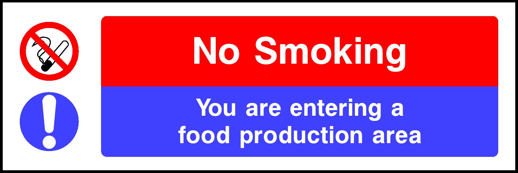 Food Production Signs and Stickers