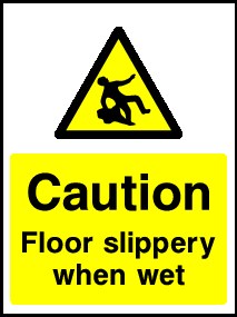Slippery Floor Signs and Stickers