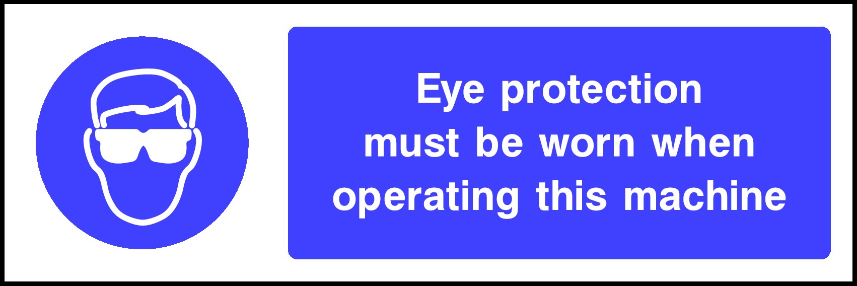 Eye Protection Signs and Stickers