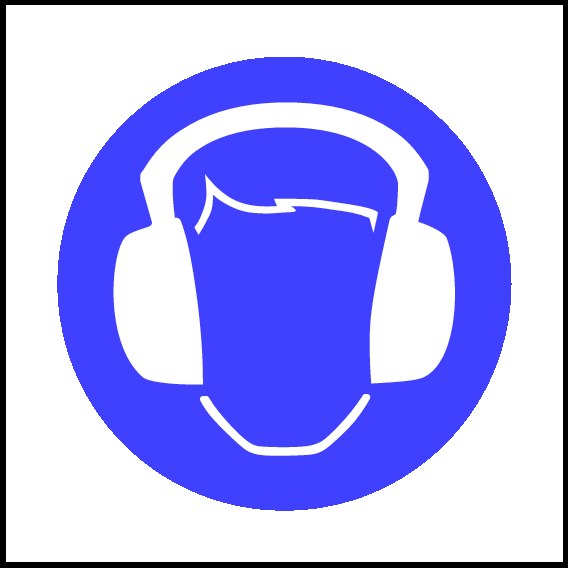Ear Protection Signs and Stickers