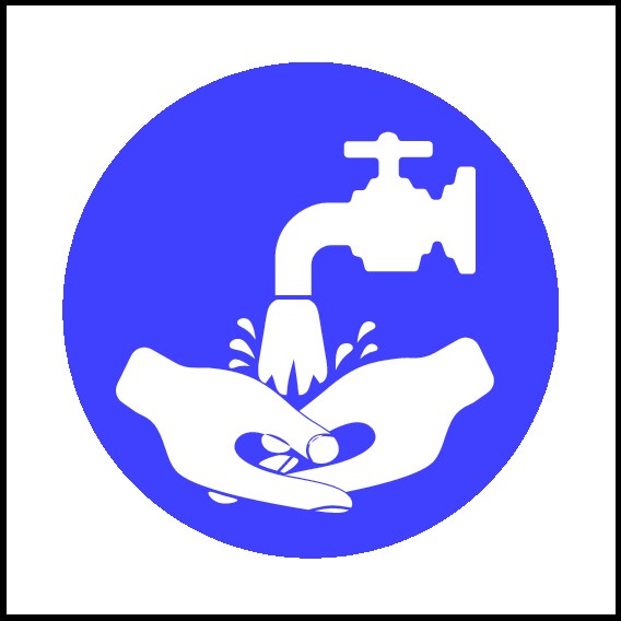 Wash Hands Signs and Stickers
