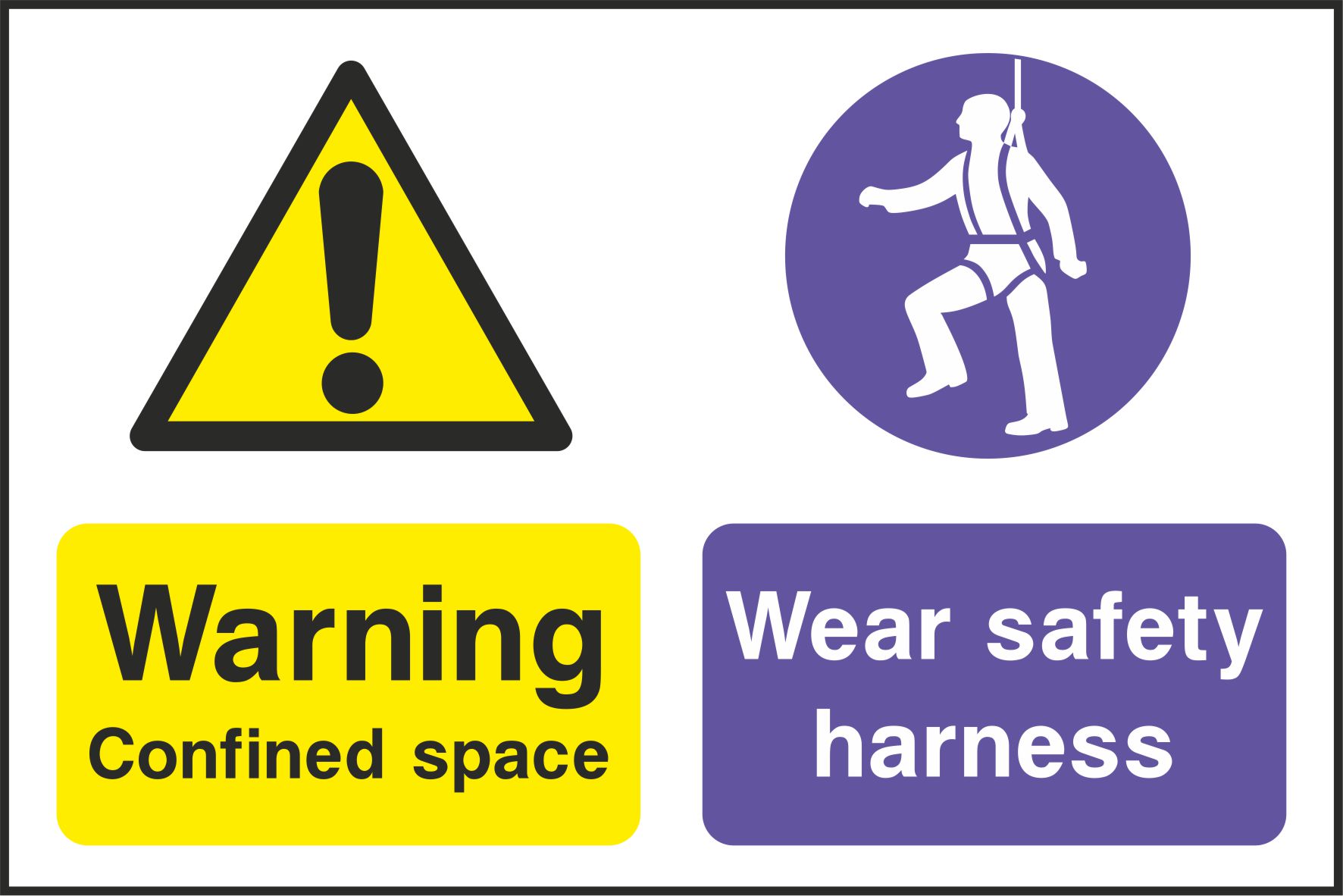 Confined Space Signs and Stickers