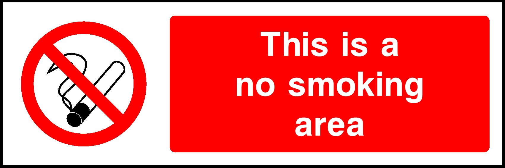 No Smoking Signs and Stickers