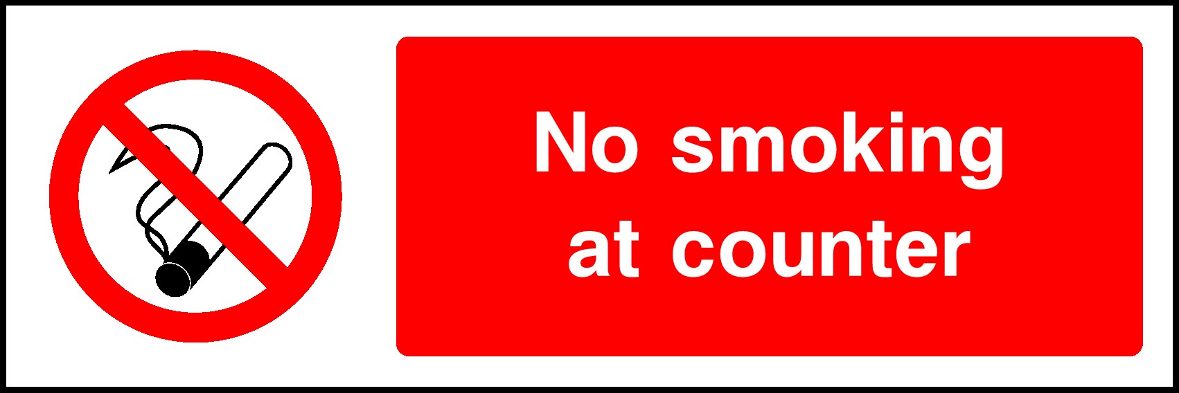 No Smoking Signs and Stickers