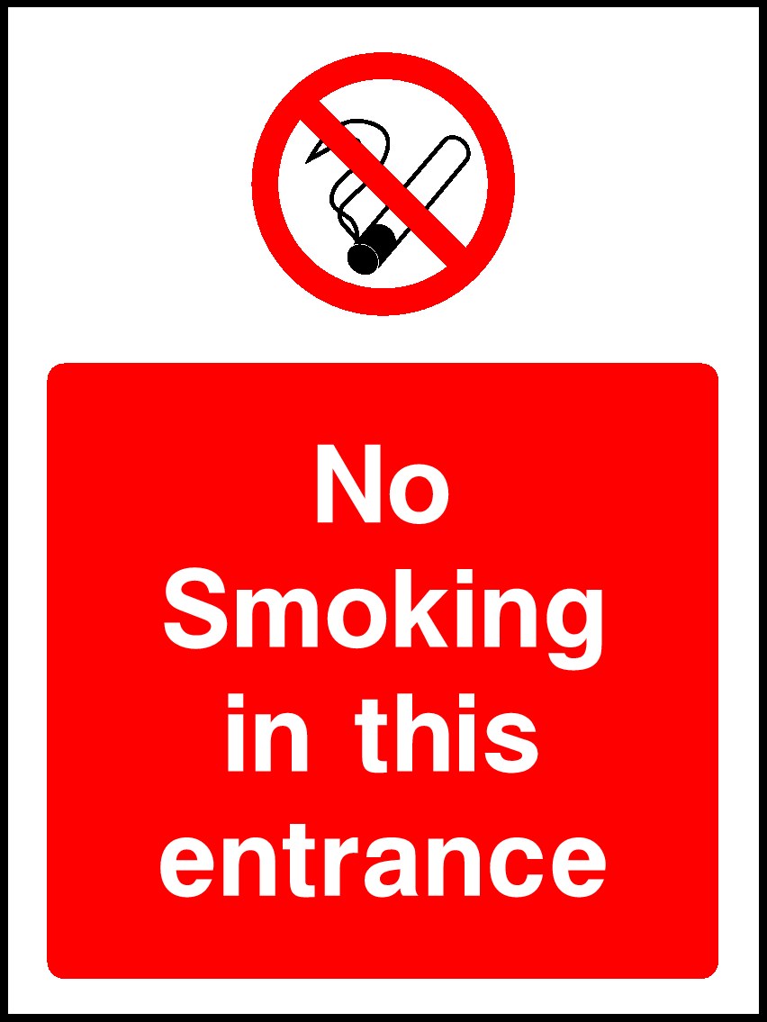 No Smoking Signs and Stickers