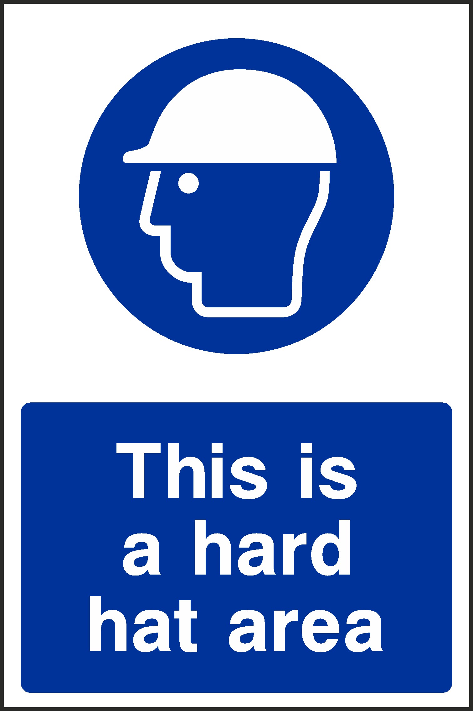 Hard Hats Signs and Stickers