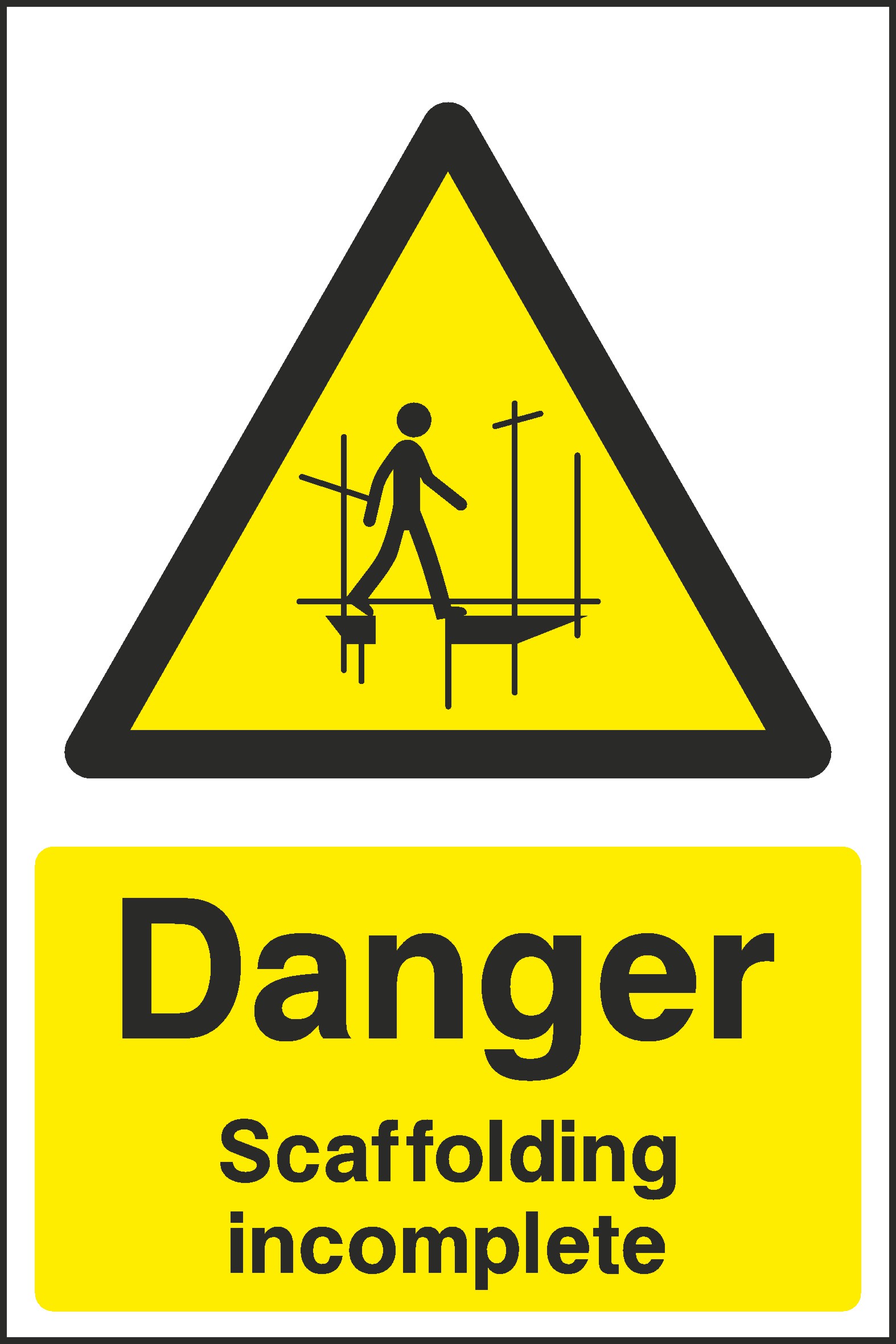 Scaffolding Signs and Stickers