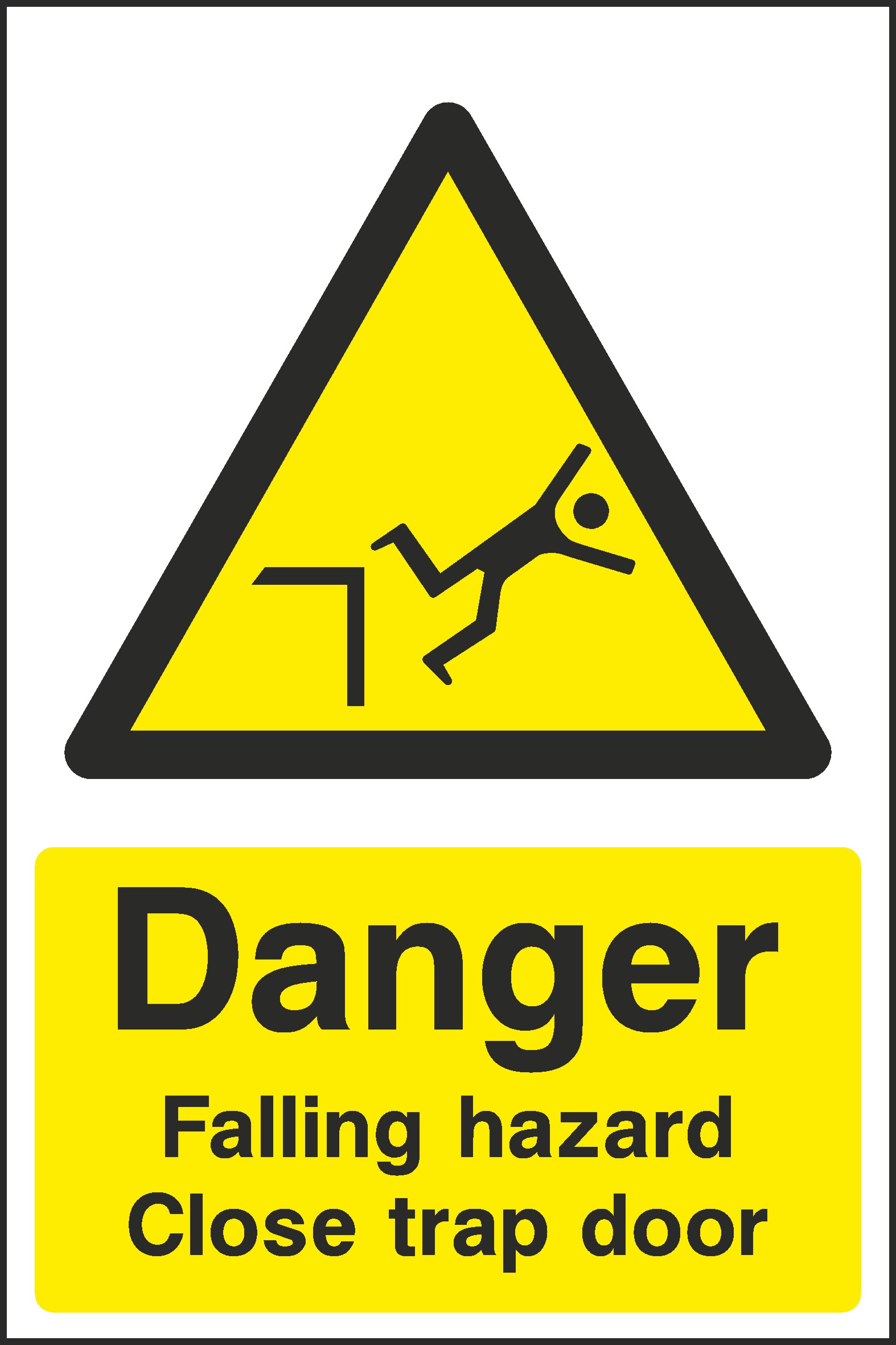 Falling Hazard Signs and Stickers