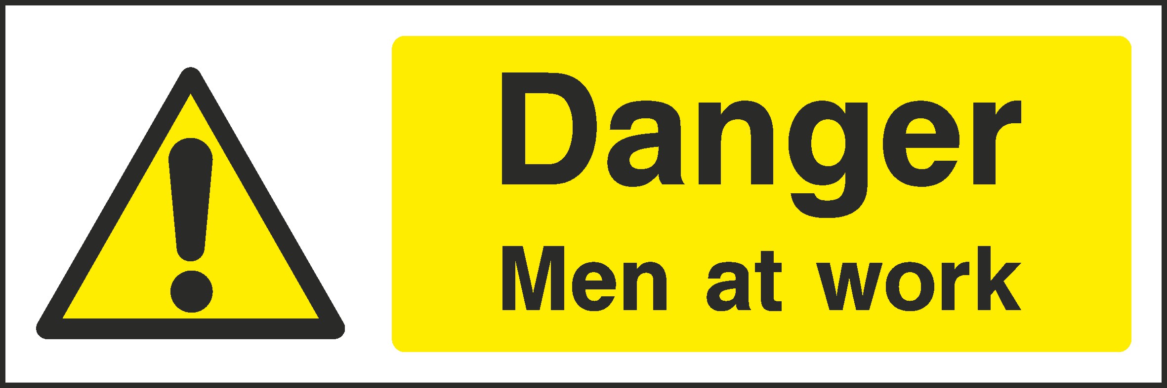 Men At Work Signs and Stickers