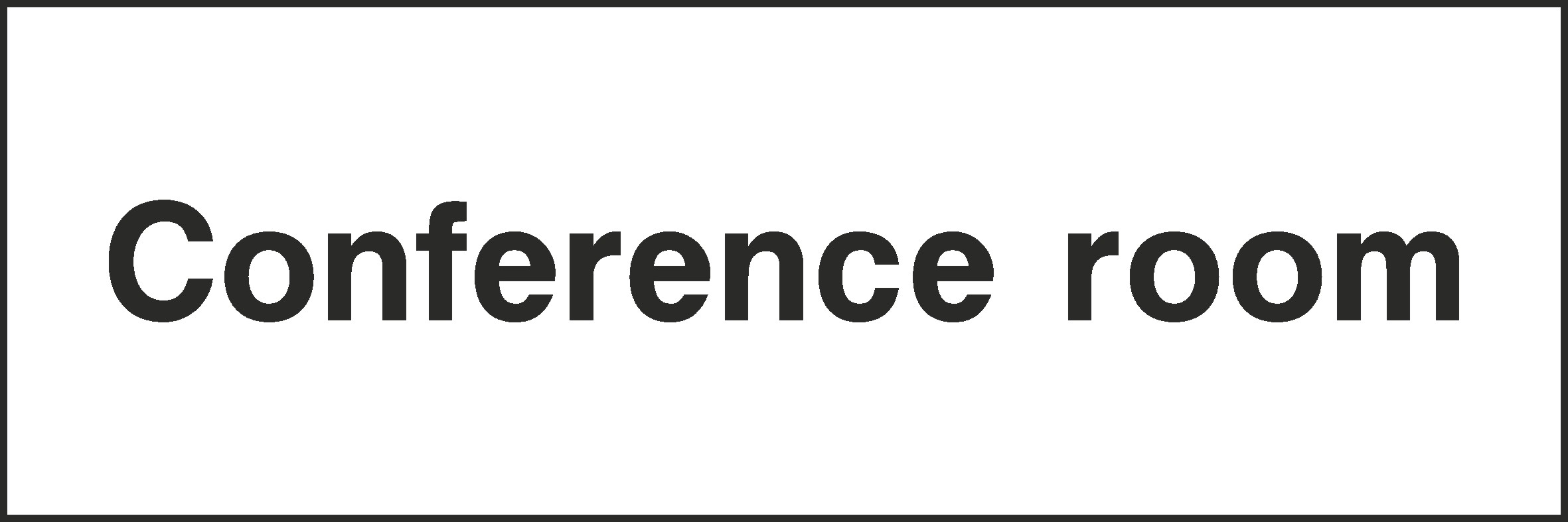 Conference Room Signs and Stickers
