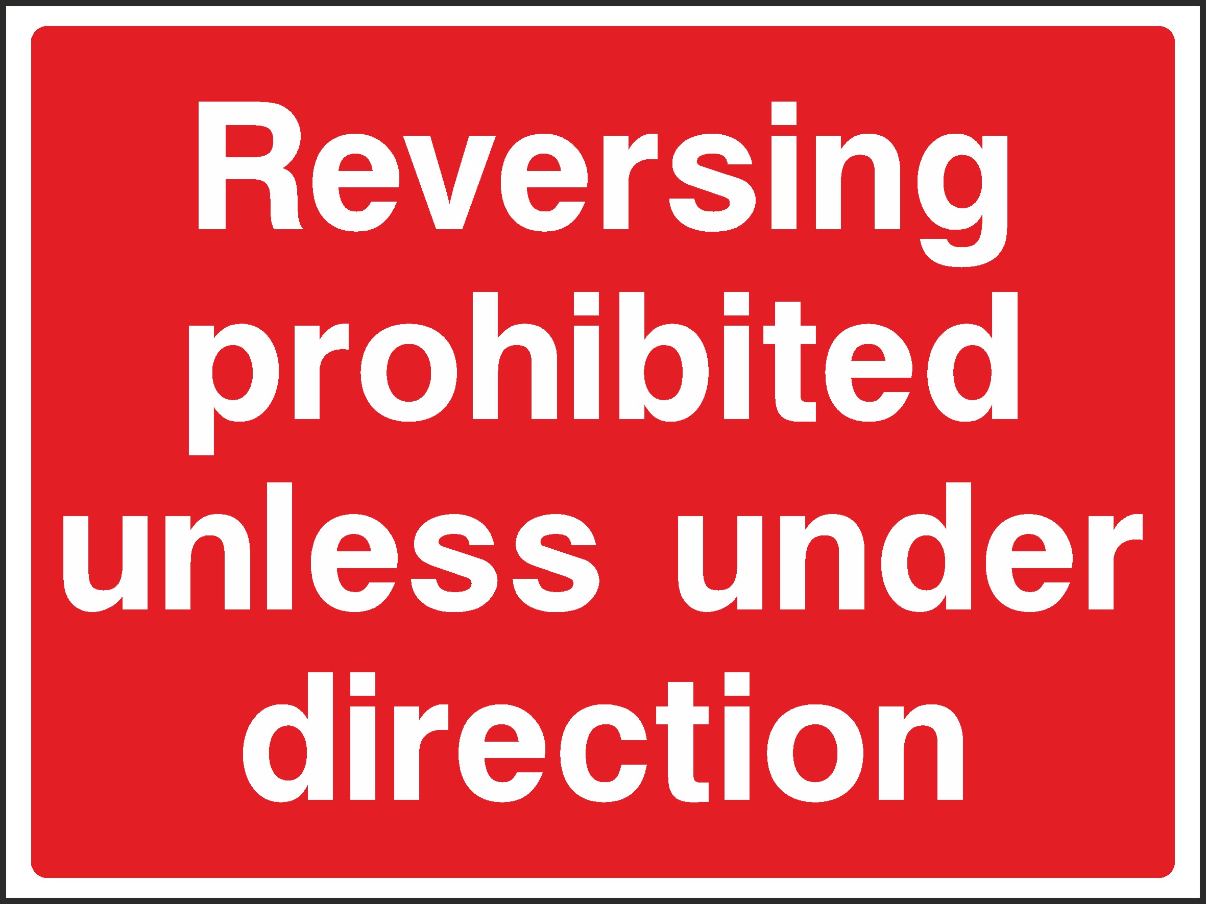 Reversing Prohibited Signs and Stickers