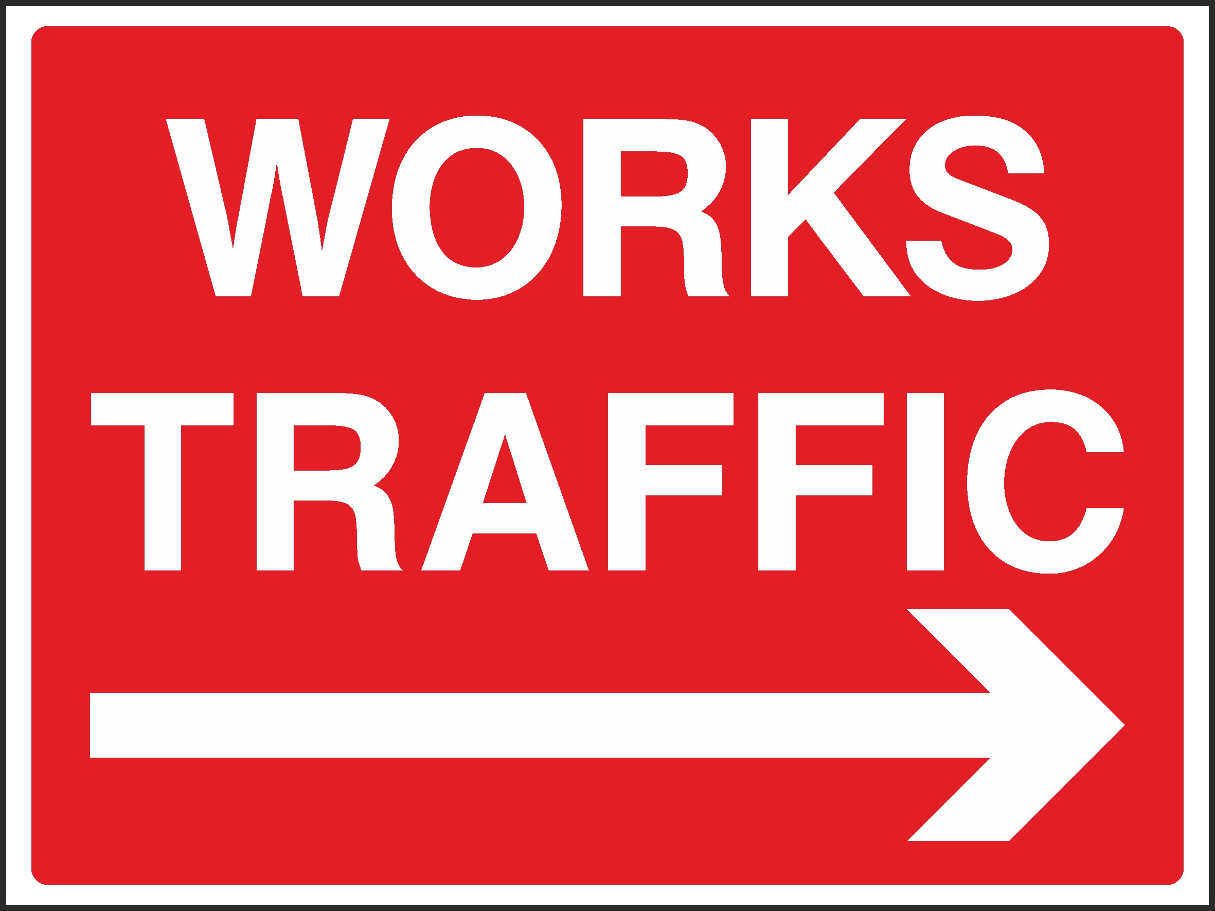 Works Traffic Signs and Stickers