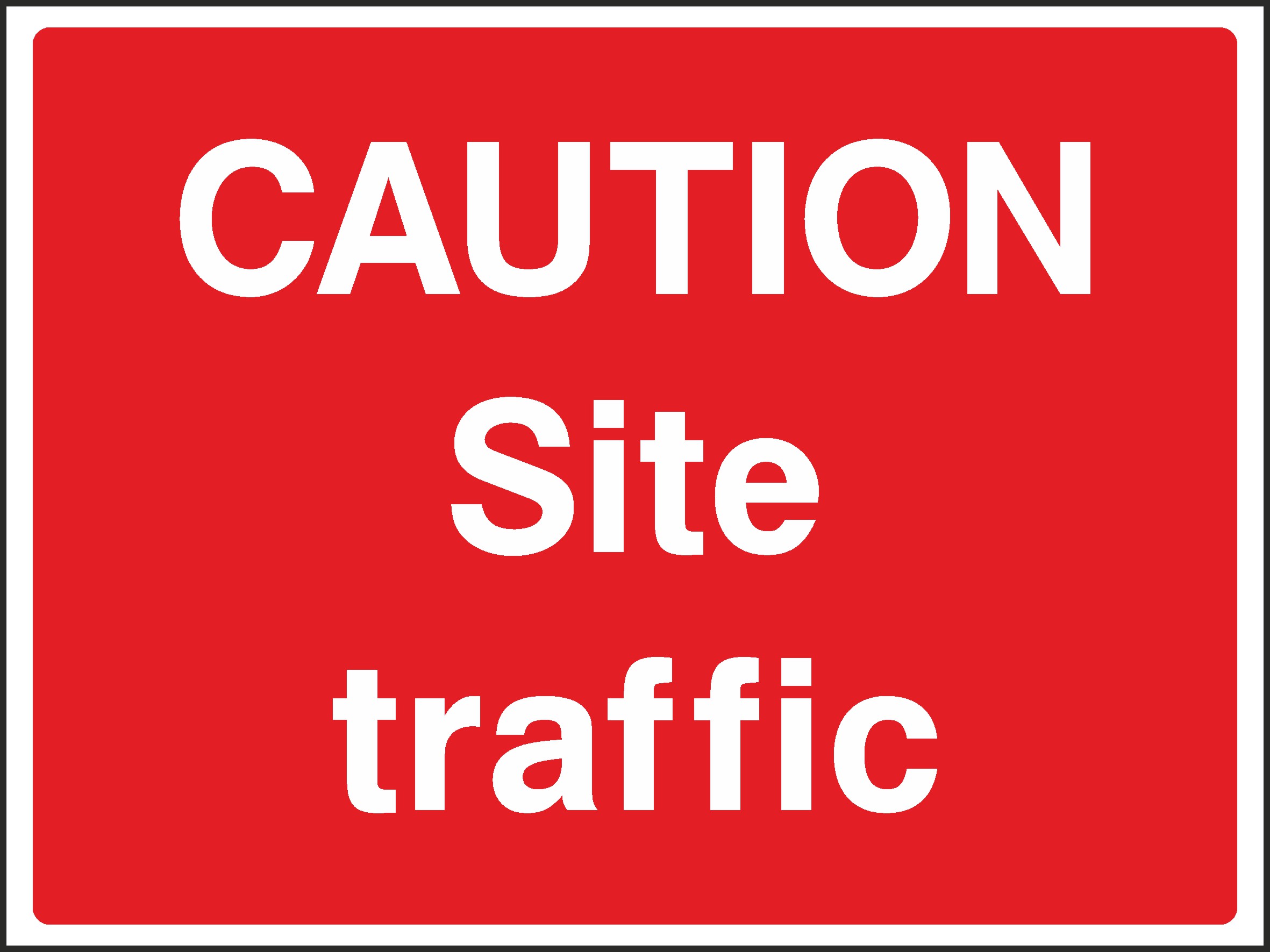 Site Traffic Signs and Stickers