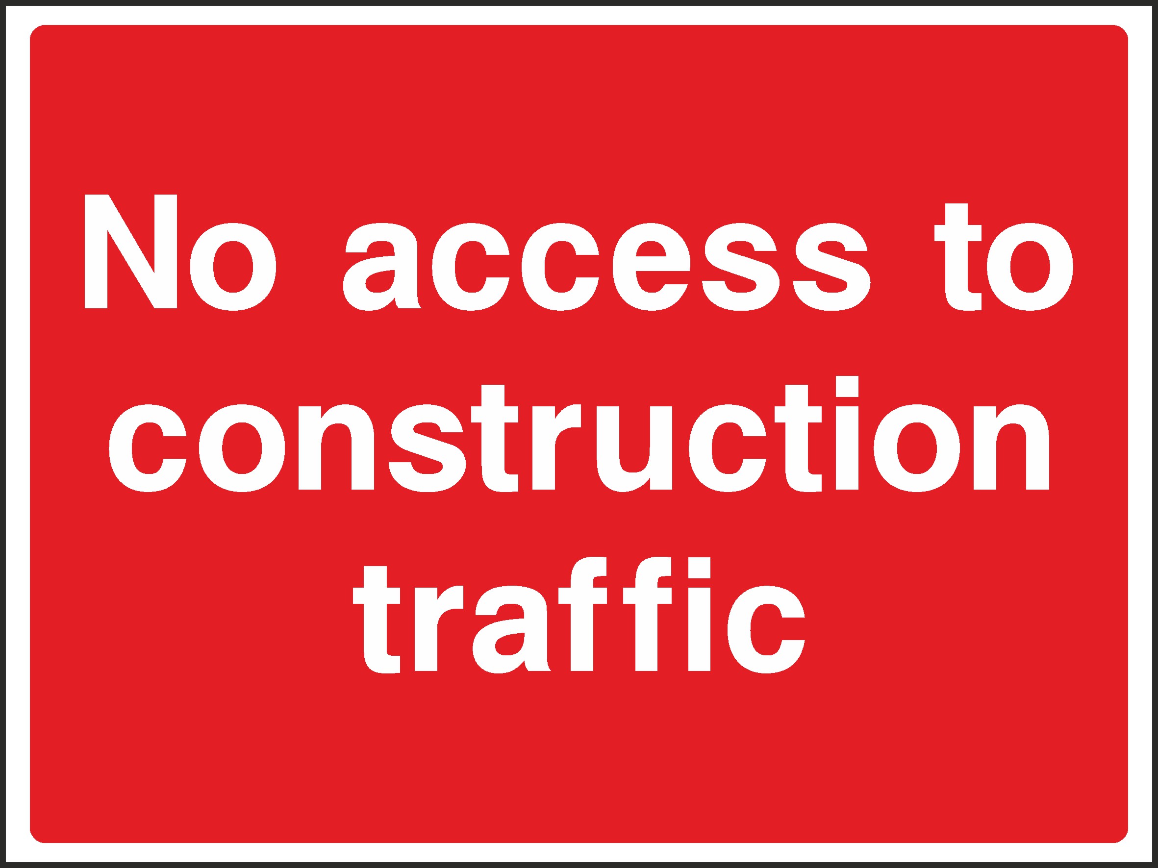 No Access To Signs and Stickers