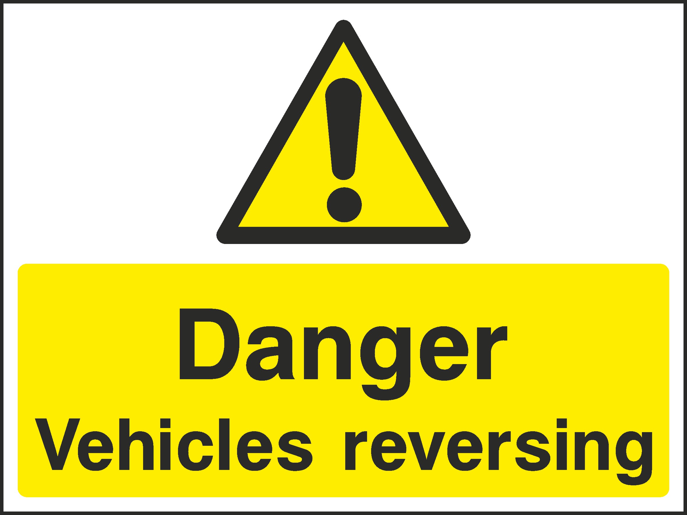 Vehicles Reversing Signs and Stickers