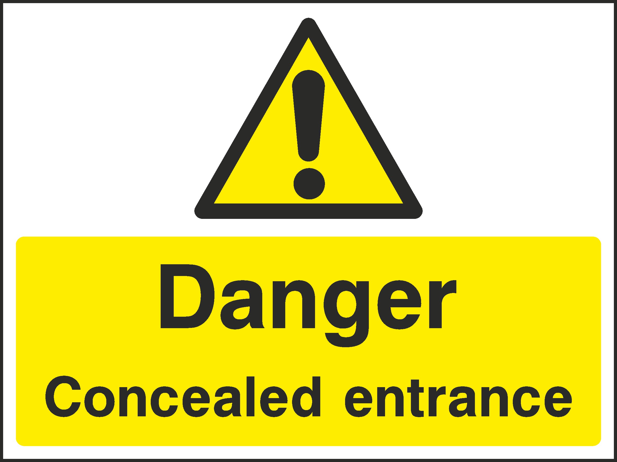Concealed Entrance Signs and Stickers