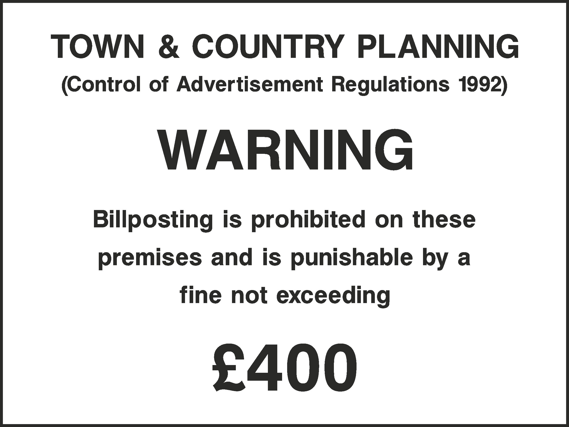 Town And Country Planning Signs and Stickers