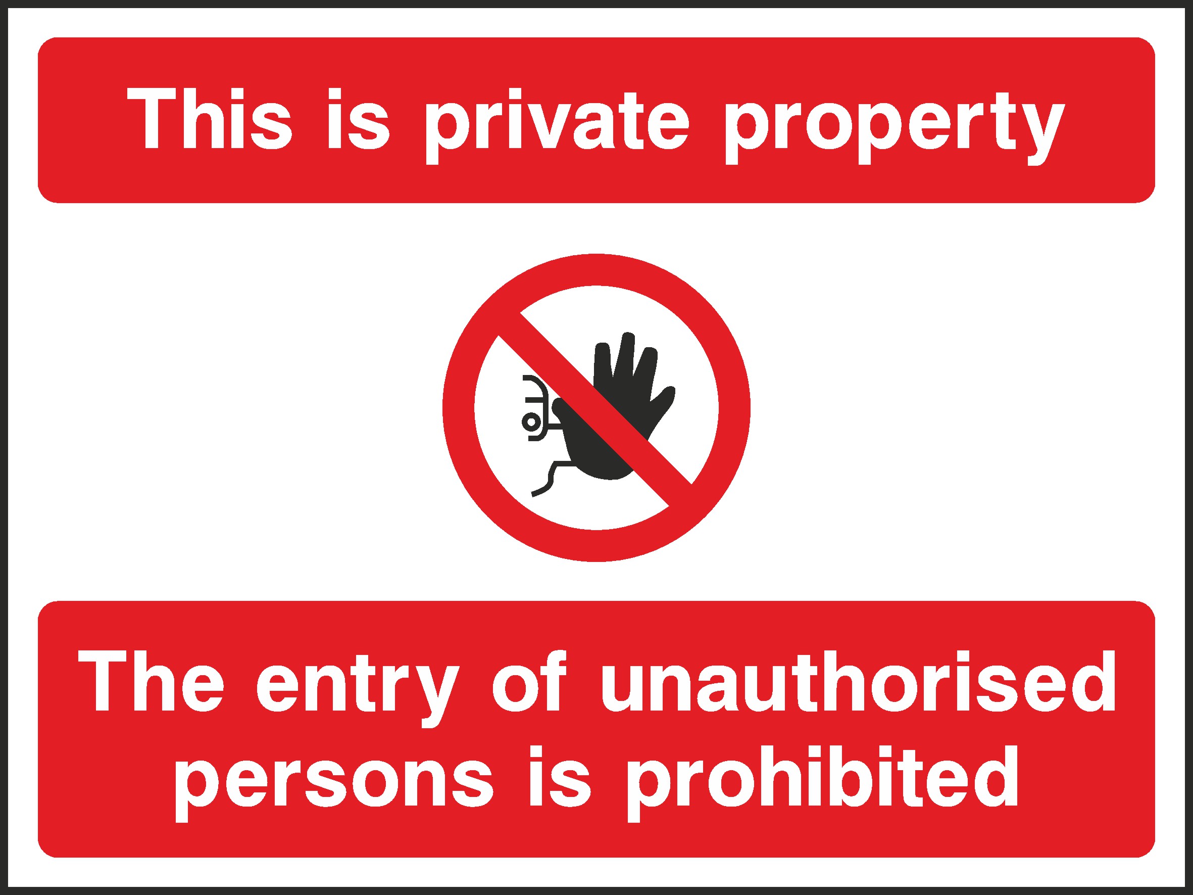 No Entry Signs and Stickers