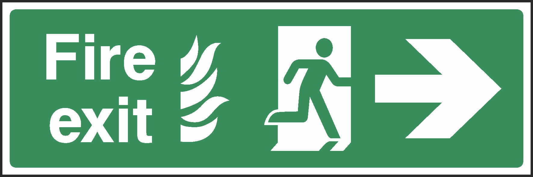 Fire Exit Signs and Stickers