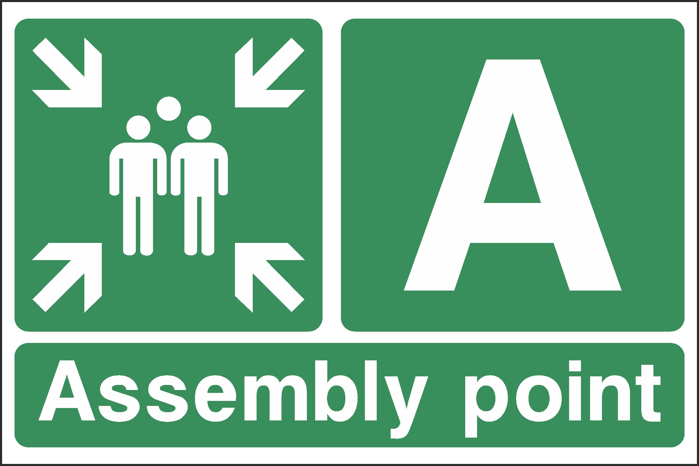 Fire Assembly Point Signs and Stickers