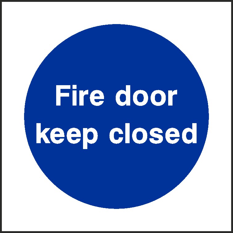 Fire Door Keep Closed Signs and Stickers