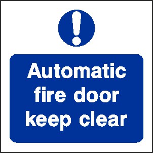 Fire Door Keep Clear Signs and Stickers