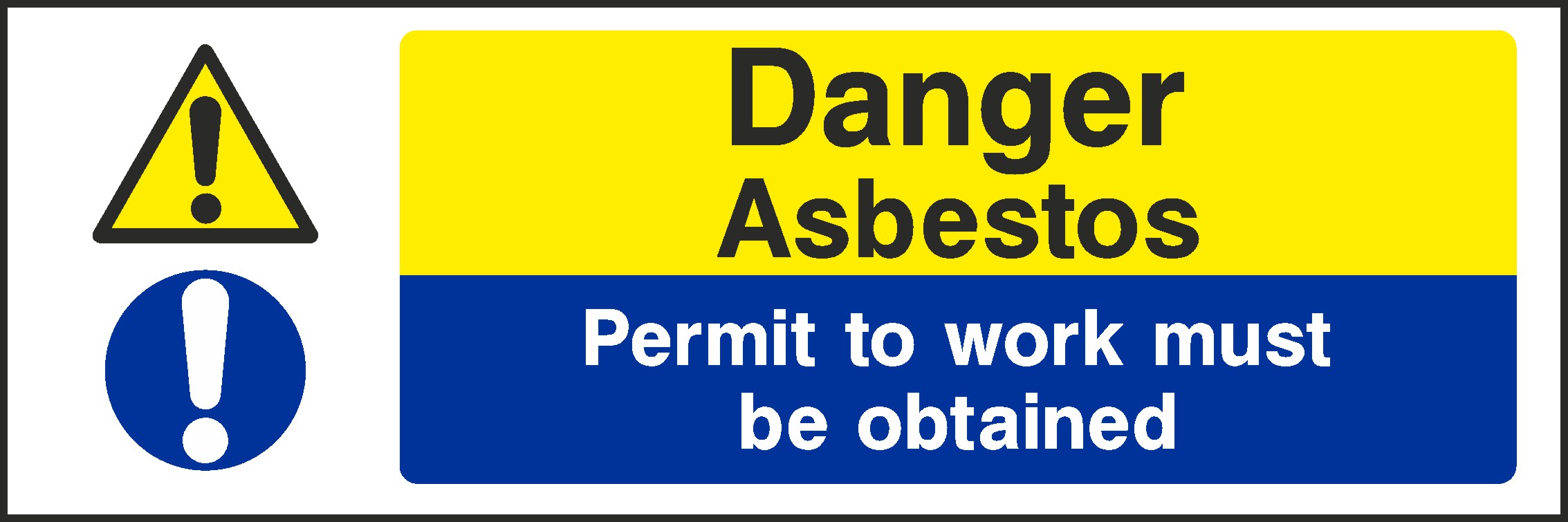 Asbestos Signs and Stickers