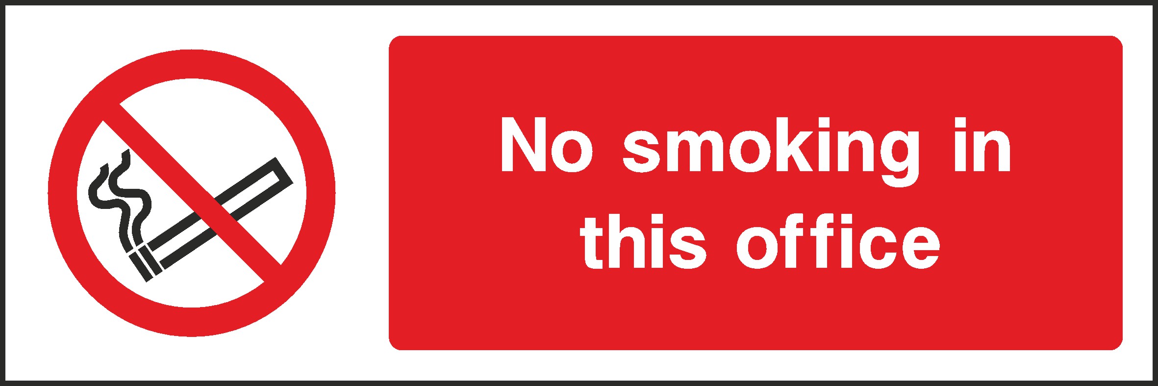 No Smoking Public In This Signs and Stickers