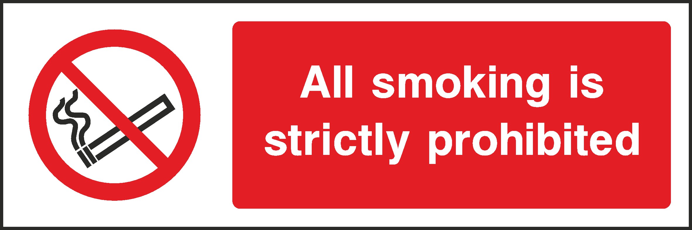 Smoking Is Prohibited Signs and Stickers