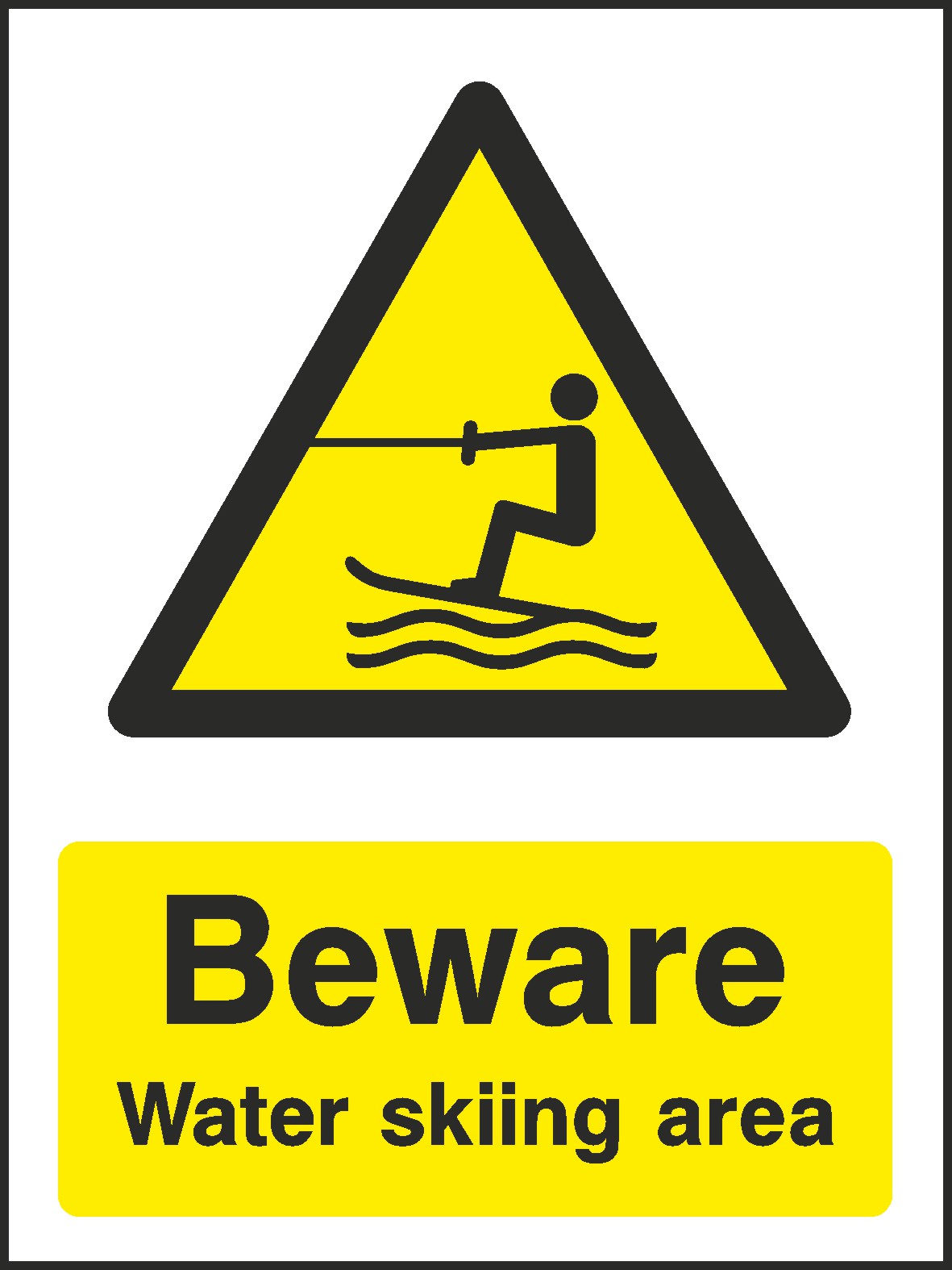 Water Skiing Signs and Stickers