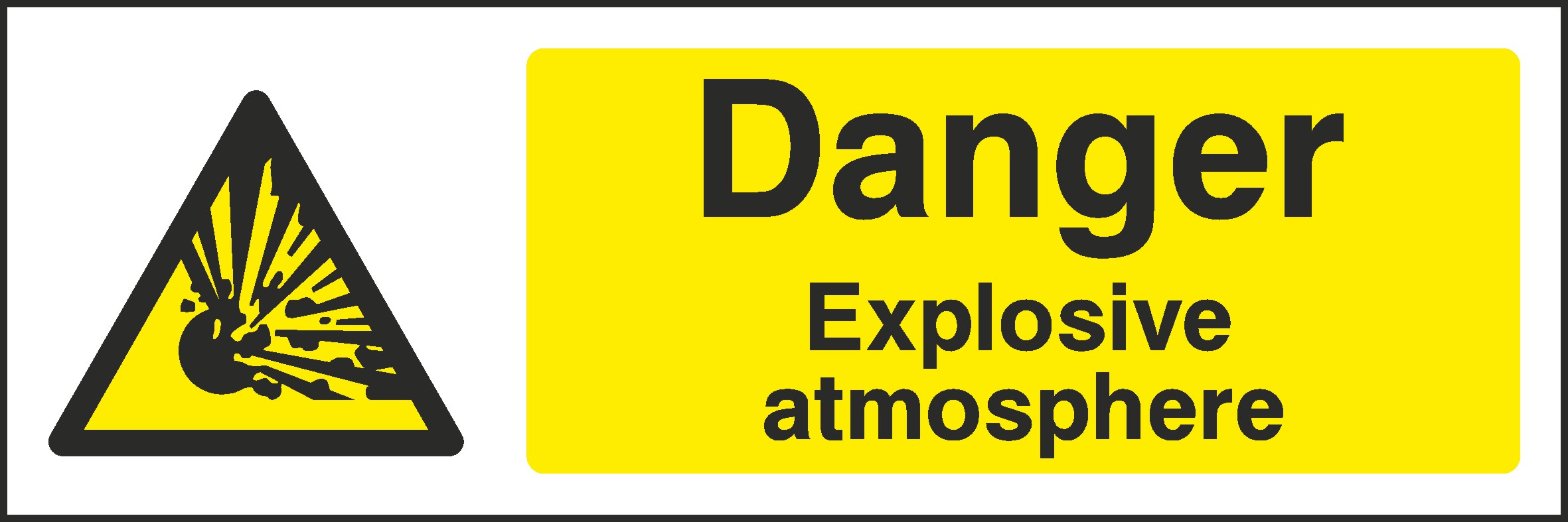 Explosive Atmosphere Signs and Stickers