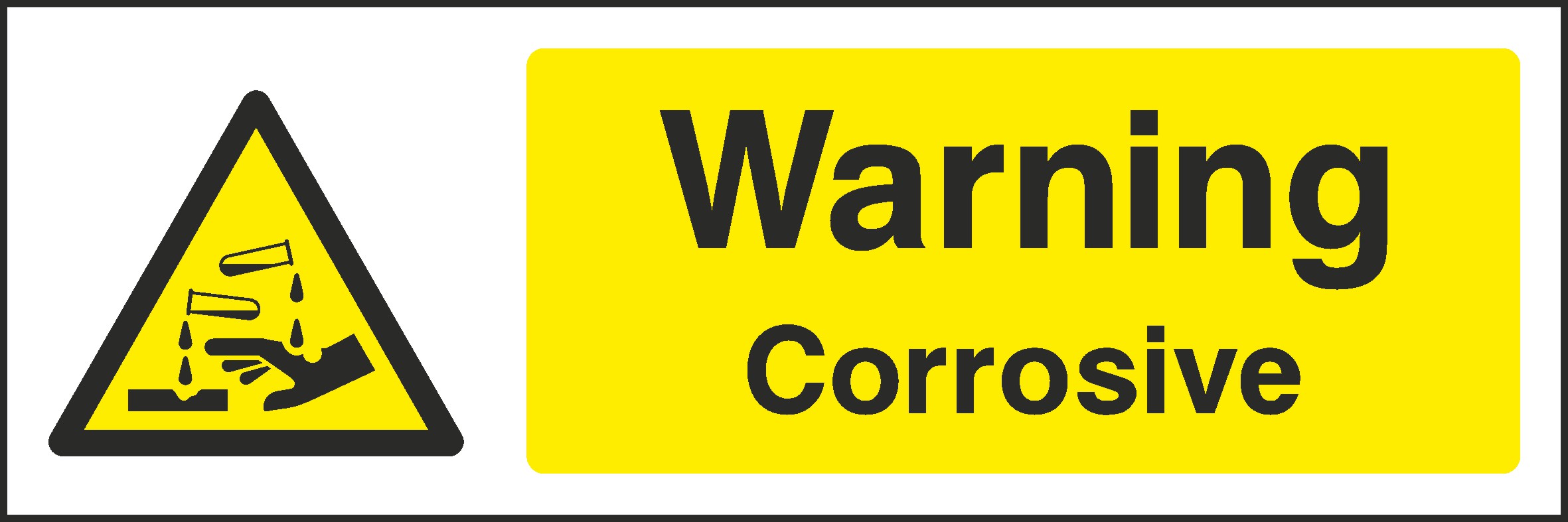 Corrosive Signs and Stickers