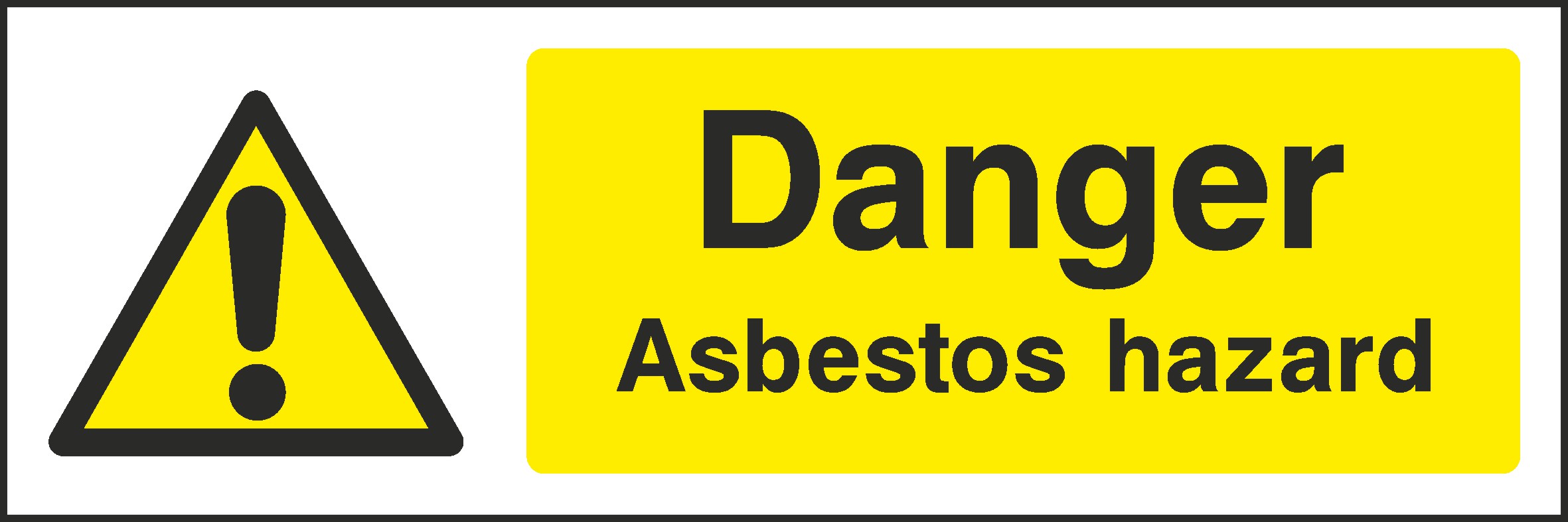 Danger Asbestos Signs and Stickers