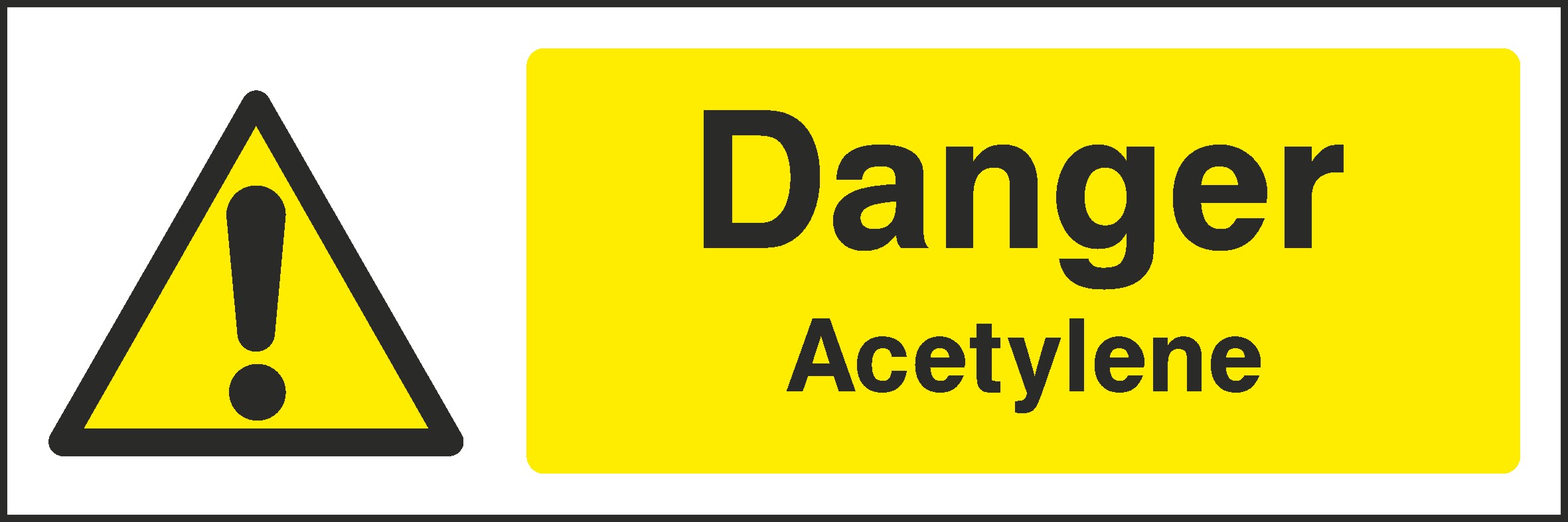 Acetylene Signs and Stickers