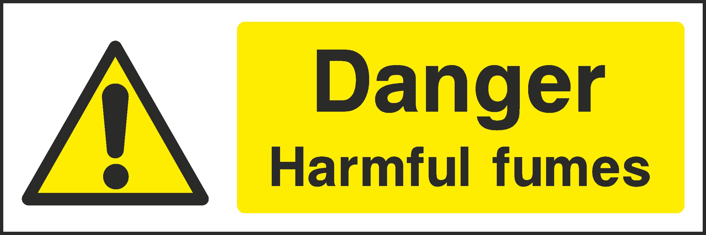 Danger Fumes Signs and Stickers